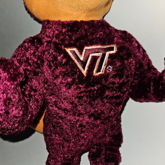 Hokie Bird Plush VT Virginia Tech Mascot 16" Stuffed Toy Factory Collegiate - Picture 4 of 10
